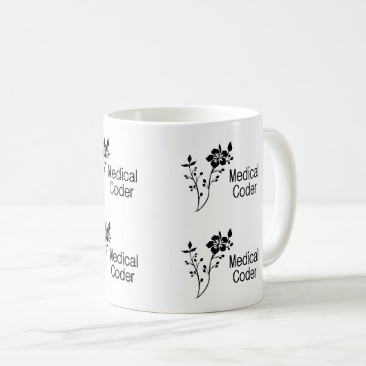 Medische Coder Elegance Koffiemok (Voorkant rechts)