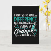 Medische coder is een coder-ICD-coderingsprogramma Kaart (Gele Bloem)