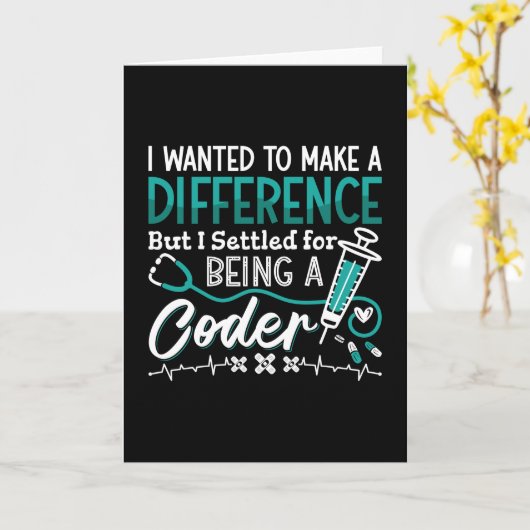 Medische coder is een coder-ICD-coderingsprogramma Kaart (Gele Bloem)