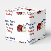 Medische Coder Ladybug2 Bedankdoosjes (Achterkant)