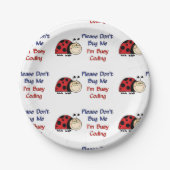 Medische Coder Ladybug2 Papieren Bordje (Voorkant)