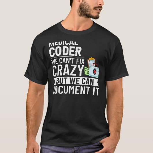 Medische Codering Gecertificeerde Coder Training B T-shirt (Voorkant)