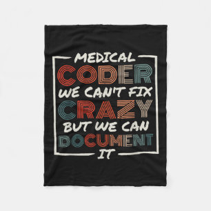 Medische codeur die we niet kunnen repareren, medi fleece deken