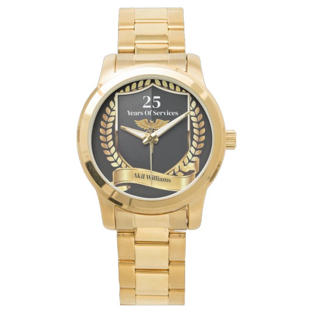 Medische dienstjaren horloge (Voorkant)