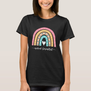 Medische Dosimetrist Schattige Regenboog Radiatie  T-shirt