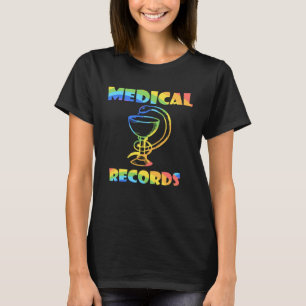 Medische dossiers Tiedye Wereldgezondheidsdag T-shirt