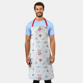 Medische elementen schort (Gedragen)