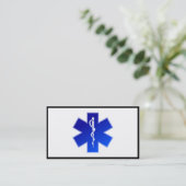 Medische EMS-symbool Visitekaartje (Staand voorkant)