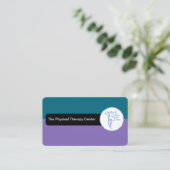 Medische fysiotherapeut Visitekaartjes (Staand voorkant)