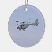 Medische helikopter keramisch ornament (Links)