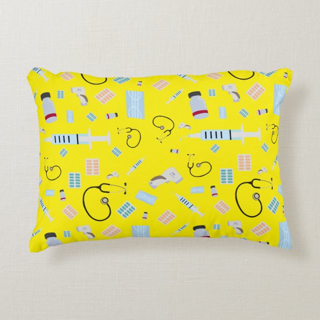 Medische hulpmiddelen voor artsen in de gezondheid accent kussen (Voorkant)