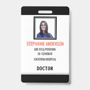 Medische ID-badge van ziekenhuismedewerker Badge