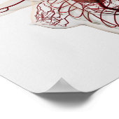 Medische illustratie van het circuitsysteem van he poster (Hoek)