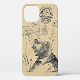 Medische illustratie van het menselijk denken iPhone 16 hoesje