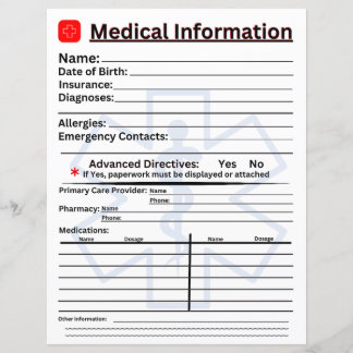 Medische informatie Noodkoelkast