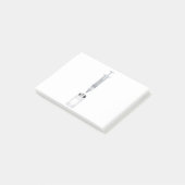 Medische injectieflacon en spuit post-it® notes (Schuin)