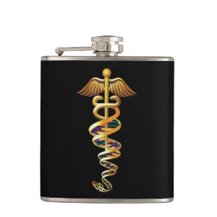 Medische insigne heupfles
