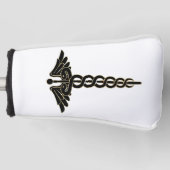 Medische insignia Golf Head Hoesje Golfheadcover (Voorkant)