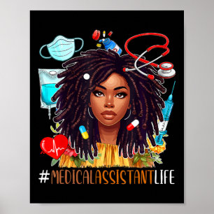Medische Instant Kostuum Afro Vrouw Trots Juneteen Poster