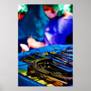 Medische instrumenten poster