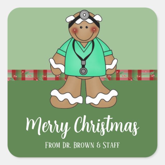 Medische Kerst stickers (Voorkant)