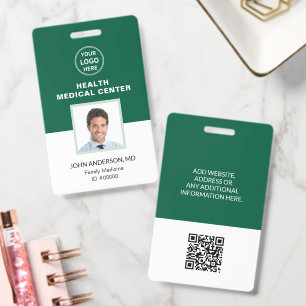 Medische Kliniek Dokter Groen Professioneel ID Badge