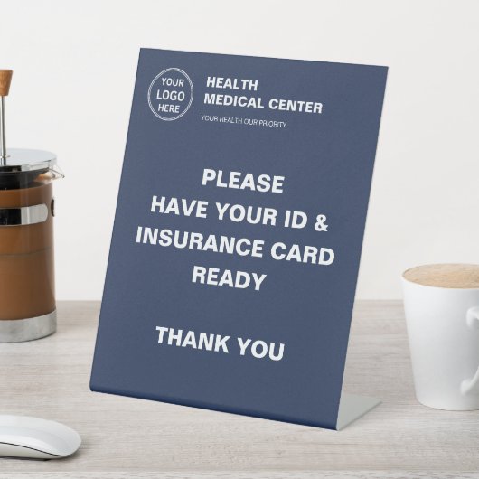 Medische kliniek Gezondheidszorg Aangepaste Logo-v Reclamebord Met Voetstuk (Insitu)