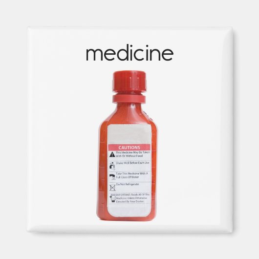 Medische koelkast Magnet Magneet (Voorkant)