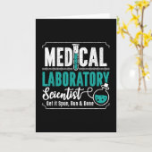 Medische laboratoriumtechnicus kaart (Gele Bloem)