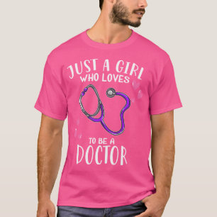 Medische liefhebber gewoon een meisje dat houdt va t-shirt