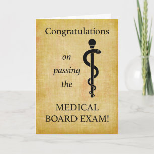 Medische overheids-examen halen Staf van Asclepius Kaart