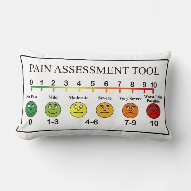 Medische Pain Assessment Tool Kussen (Voorkant)