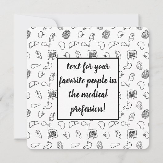 Medische Pattern Kaart (Voorkant)