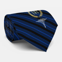 Medische Professionele Monogrammed Blauw