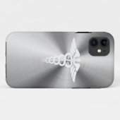 Medische staalmetaal iPhone 5 Hoesje (Achterkant (horizontaal))