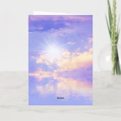 Medische staf Bright Sky Dank u Kaart (Achterkant)