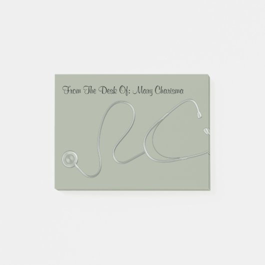 Medische Stethoscoop Thema Post Notities Post-it® Notes (Voorkant)