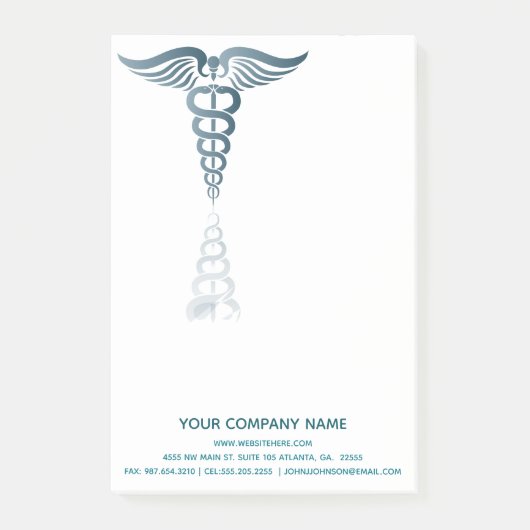 Medische symbolen medische receptie post-it® notes (Voorkant)