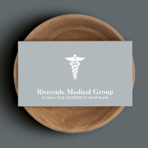 Medische symbolen Noodmedicatie en Zorggrijs Visitekaartje