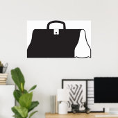 Medische tas poster (Thuiskantoor)