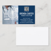 Medische Technologie | QR-scan code | Dokter Visitekaartje (Voorkant / Achterkant)