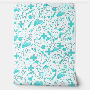 Medische Thema Peel en Stick Healthcare Decor Behang