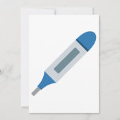 Medische thermometer kaart (Voorkant)