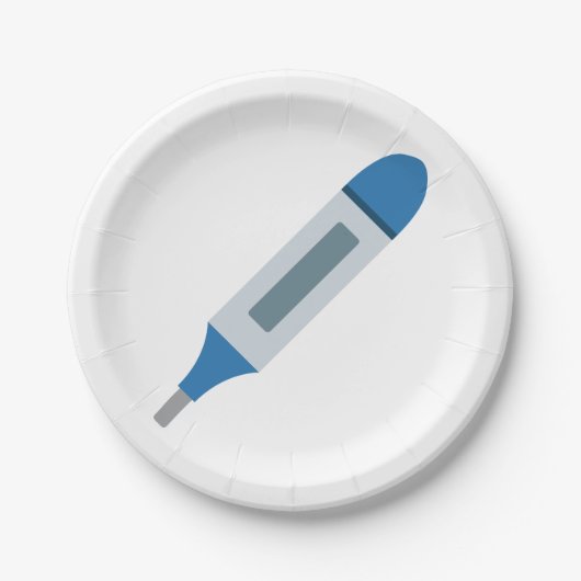 Medische thermometer papieren bordje (Voorkant)