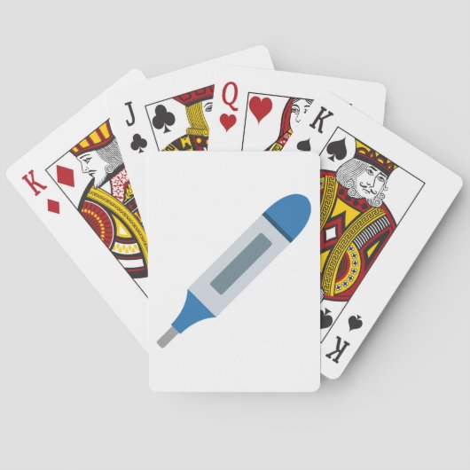 Medische thermometer pokerkaarten (Achterkant)