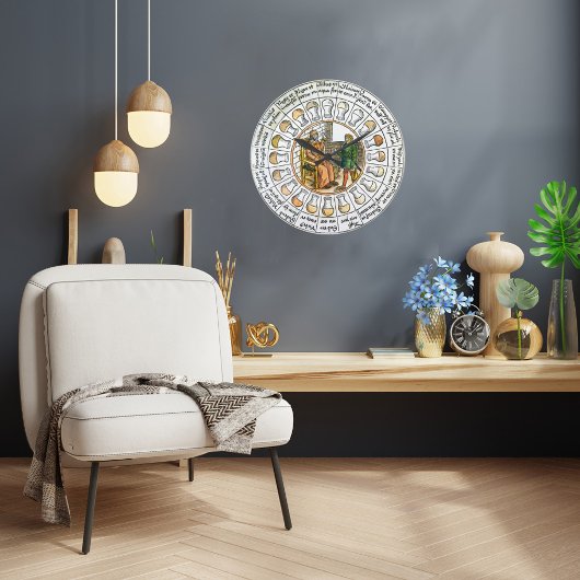 Medische urinetest wandklok grote klok