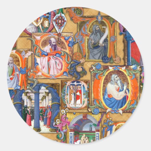 Medische verlichting ronde sticker (Voorkant)