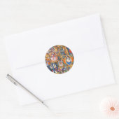 Medische verlichting ronde sticker (Envelop)