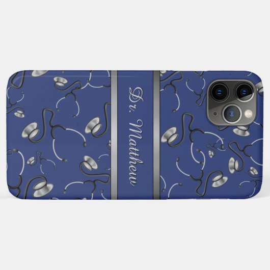 Medische Verpleegkundige Arts Thema Stethoscopen N Case-Mate iPhone Case (Achterkant (horizontaal))