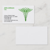 Medische Visitekaartje Groen (Voorkant / Achterkant)